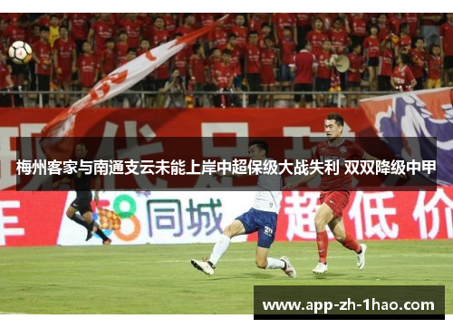 梅州客家与南通支云未能上岸中超保级大战失利 双双降级中甲 梅州客家与南通支云未能上岸中超保级大战失利 双双降级中甲